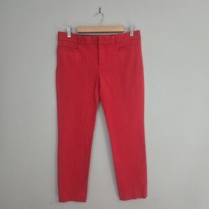 Banana Republic Red Sloan Fit Pants